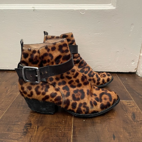 Vivienne Westwood Anglomania leopard skin calf skin ankle boots Size EU 36 US 6 - Picture 5 of 9